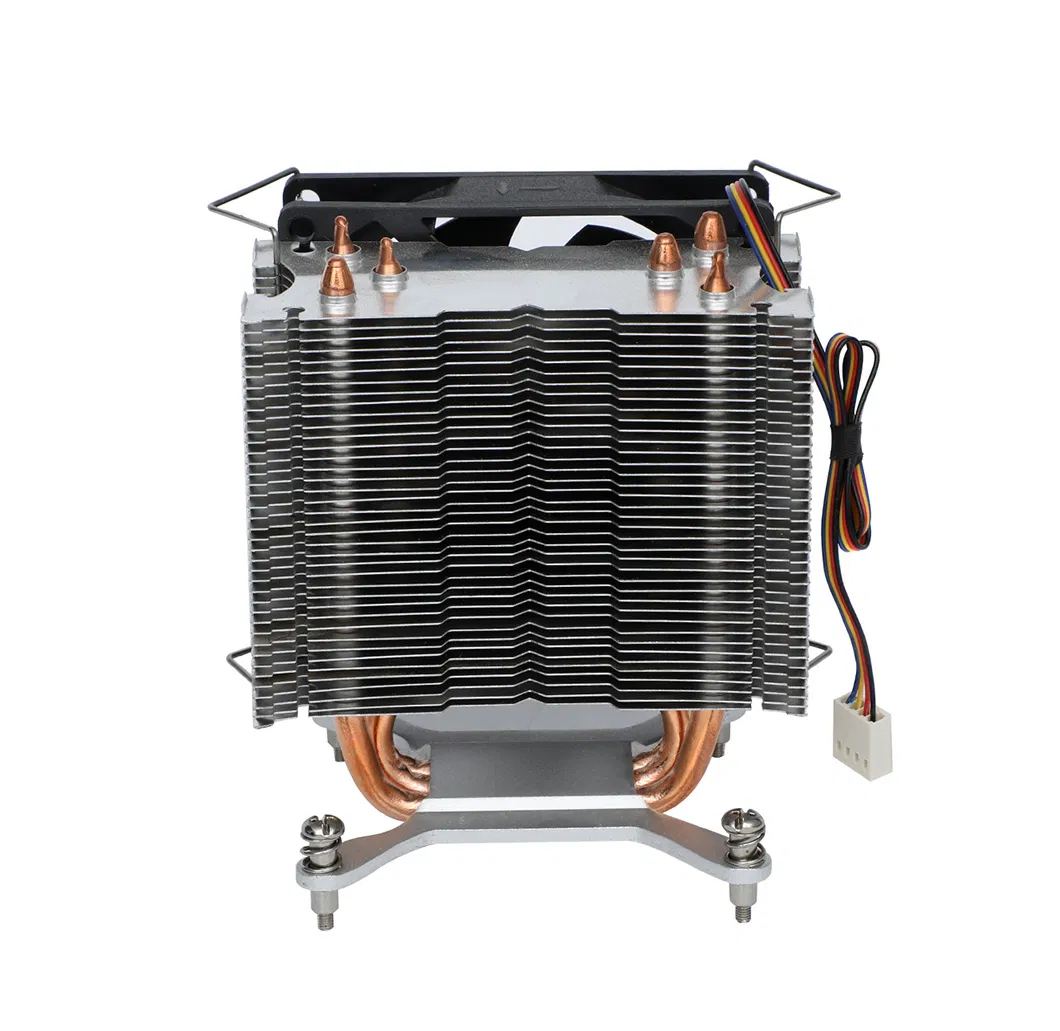 2 Copper CPU Radiator 775 Screw Edition 1155 Silent Fan 2011 Motherboard 1366X58 Desktop I7