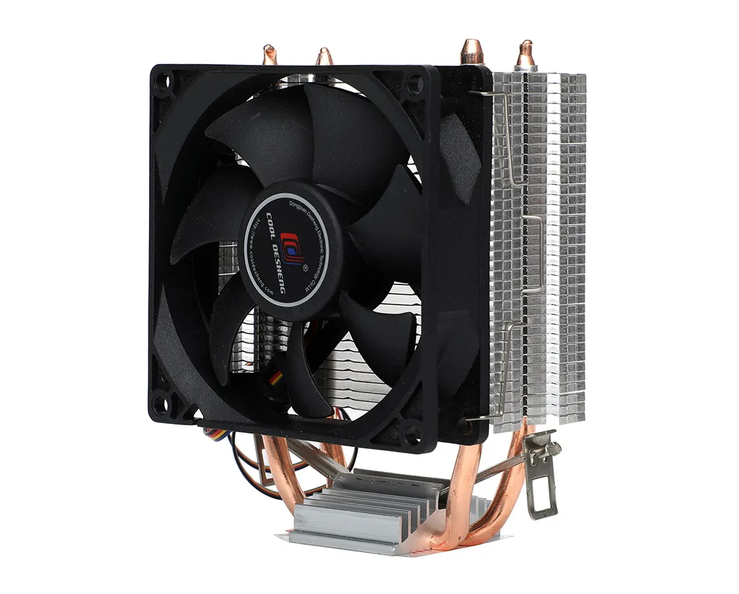 2 Copper CPU Radiator 775 Screw Edition 1155 Silent Fan 2011 Motherboard 1366X58 Desktop I7