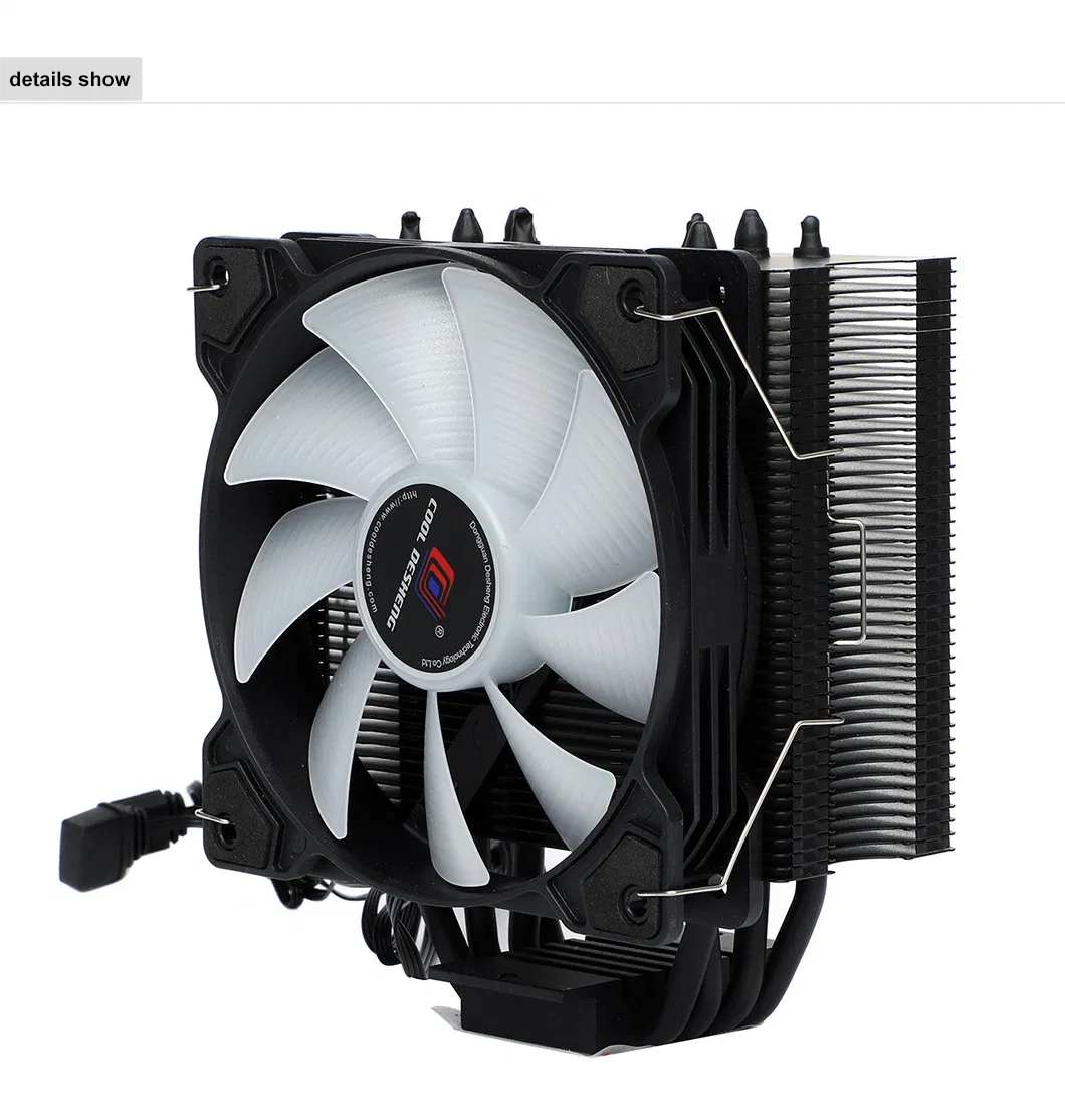 6 Copper Tube CPU Radiator 12cm Mute Fan 1151/1155/2011/X79 Desktop Computer