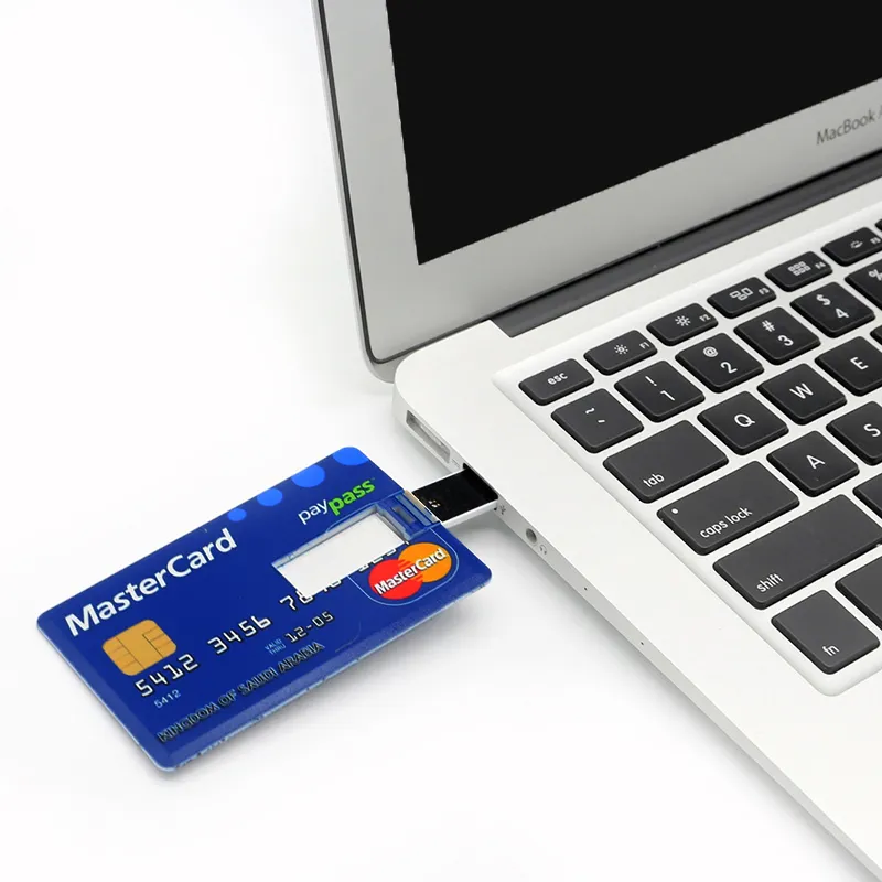 64GB Credit Card Master Card Hsbc USB Flash Drive 2.0 American Express Pen Drive 32GB 8GB 16GB 4GB Bank Card Memory Stick Gifts