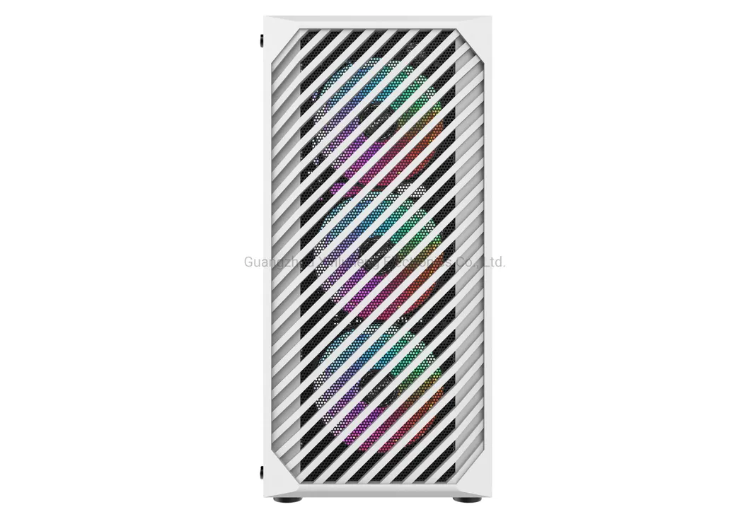 ATX Middle Tower PC Gaming Case with Tempered Glass Panel
