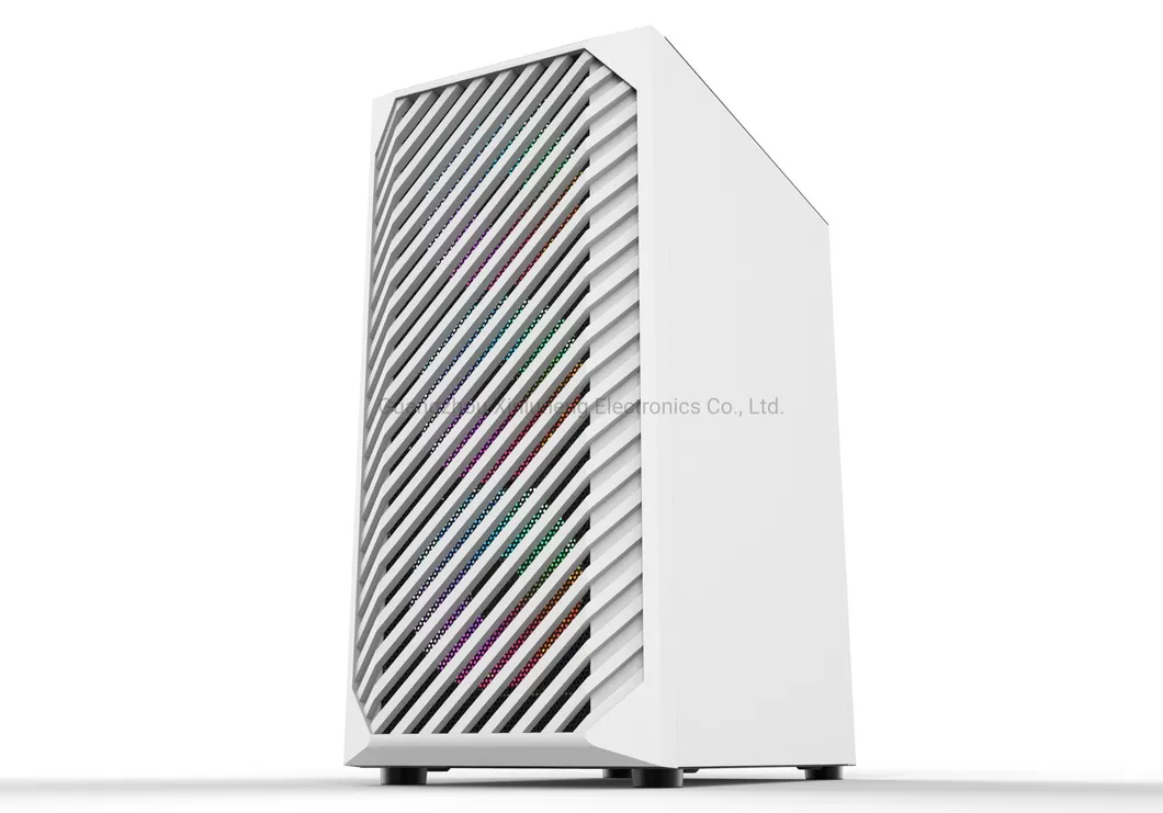 ATX Middle Tower PC Gaming Case with Tempered Glass Panel