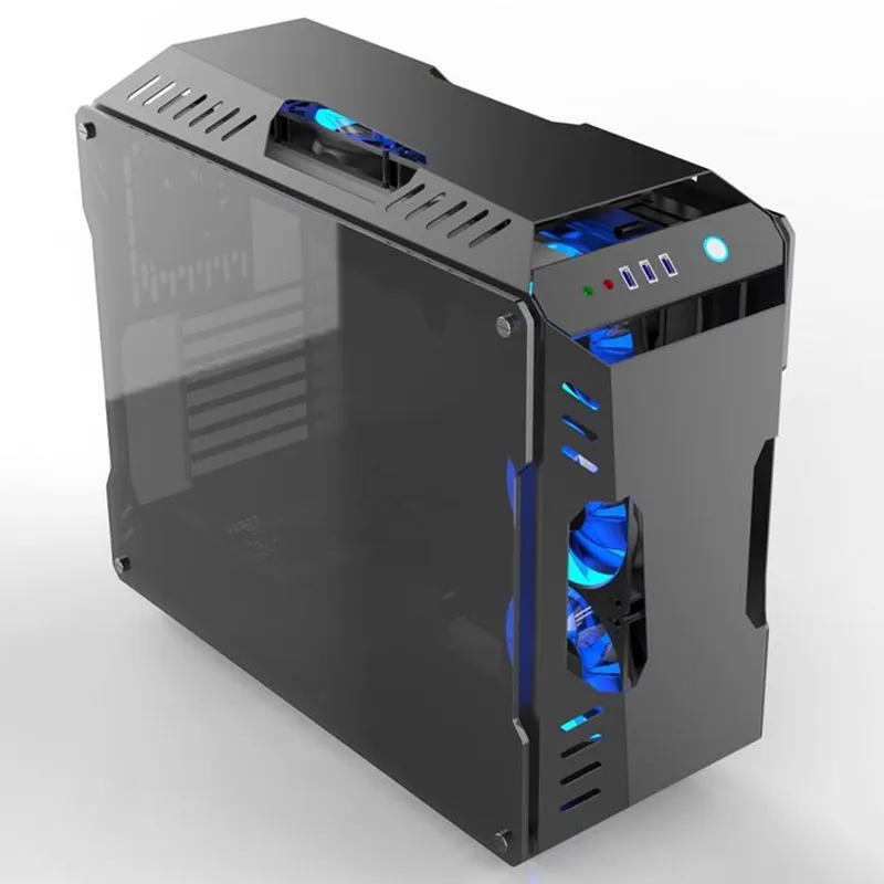 ATX PC Computer Case Desktop Case Support RGB Fan