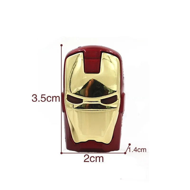 Avengers, Metal Iron Man USB Pen Drive 4GB 8 GB 16gig Flash
