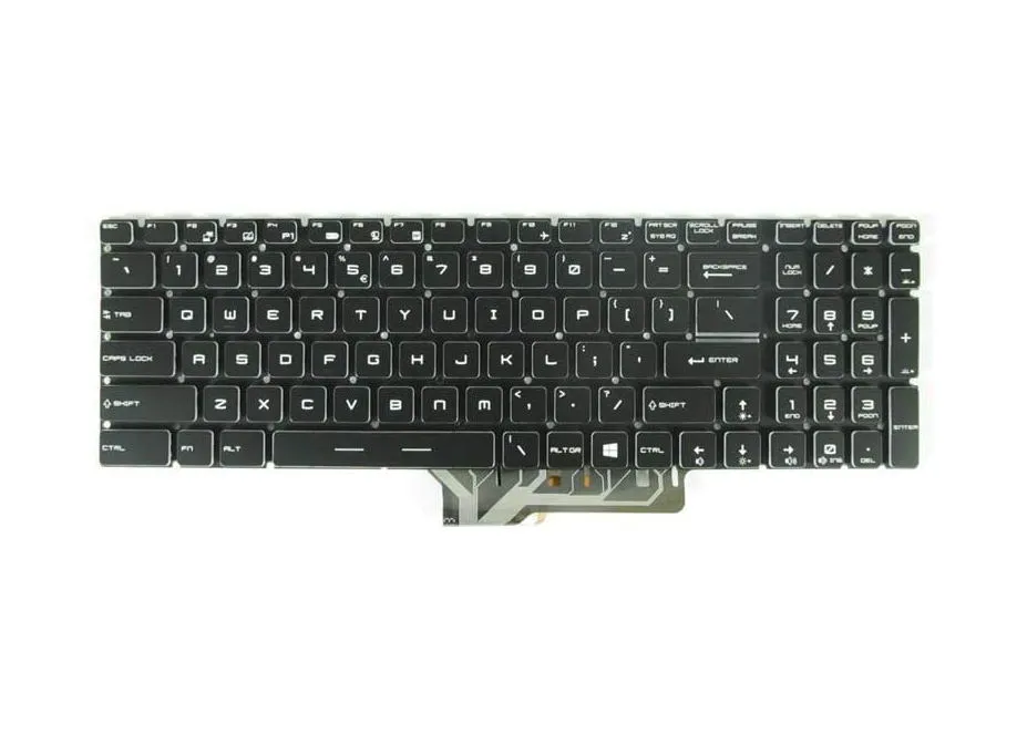 Backlit Us Layout Black New Keyboard for GS60