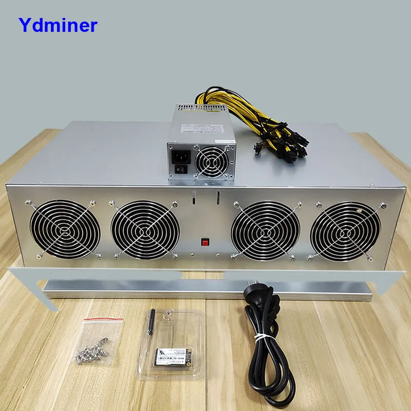 Best Price Crypto Ethereum Mining Machine Frame 8 GPU Gtx 3060ti Eth Mining Rig