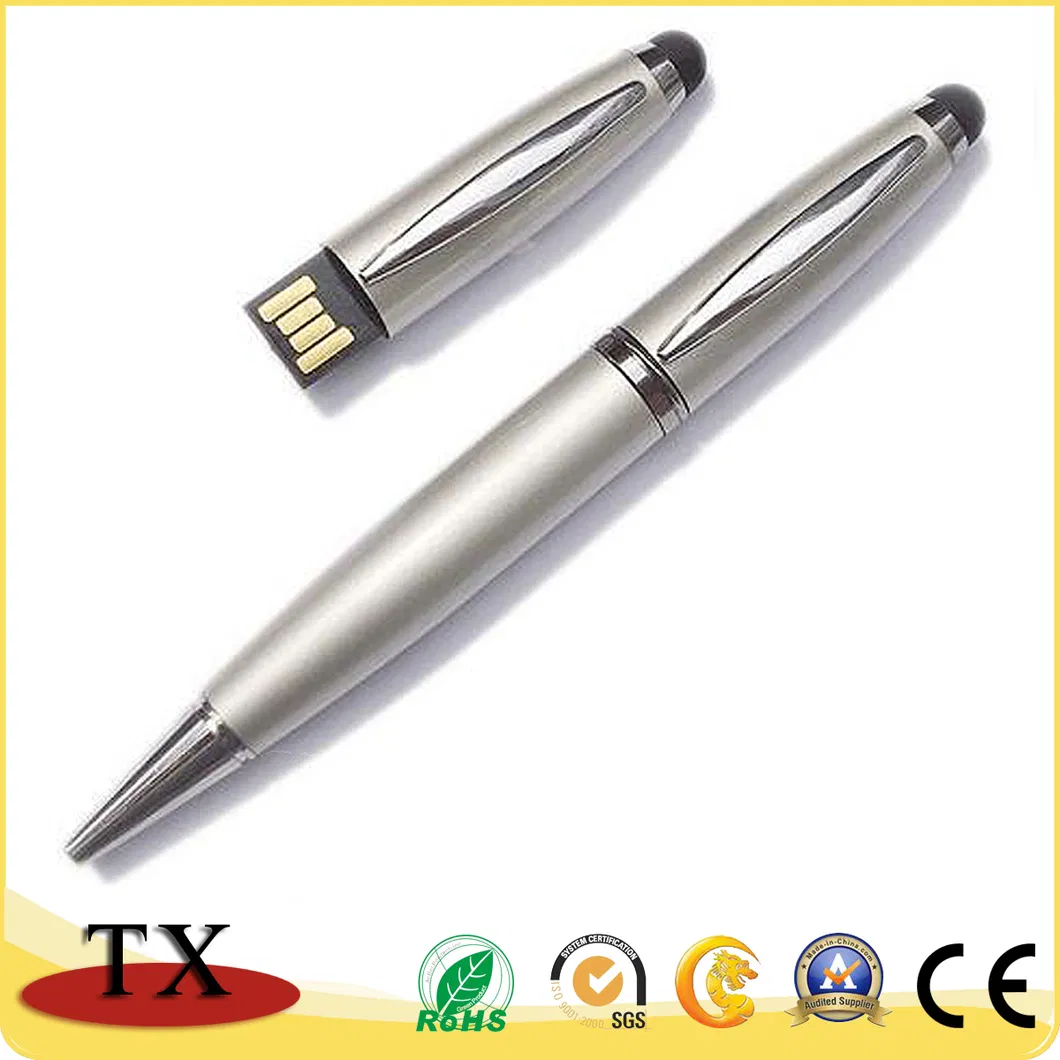 Business Flash Drive Stick Promotional Gift Touch Screen Ballpoint Pen USB