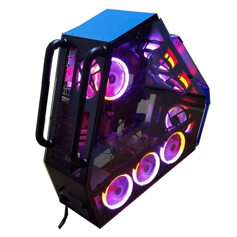 Computer Case Gaming PC Case with RGB