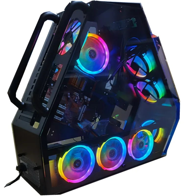 Computer Case Gaming PC Case with RGB