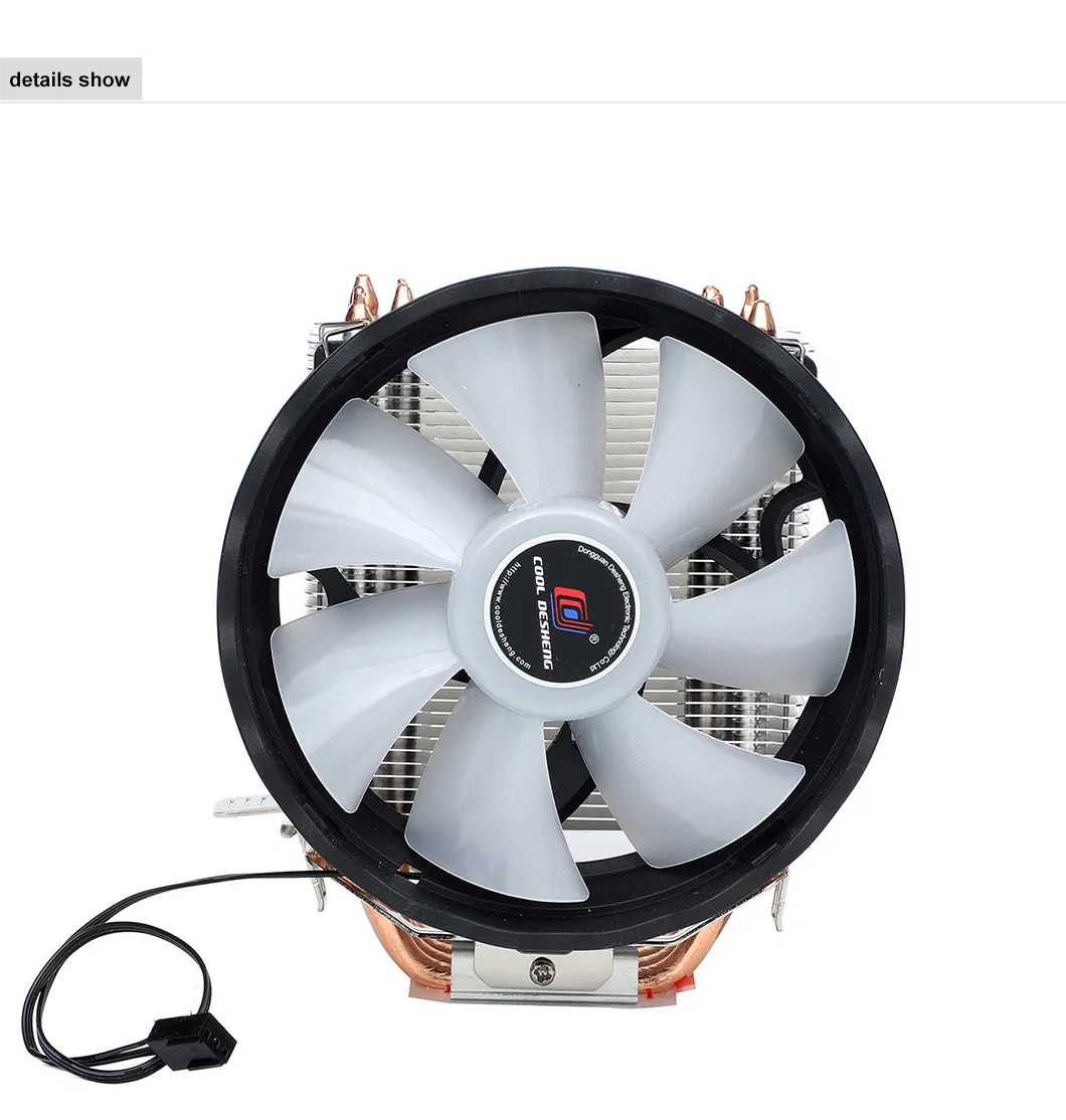 CPU Copper Core Radiator Intel 1151 Pin Silent RGB Fan Desktop AMD