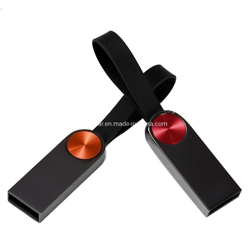 Custom USB Pen Drive Waterproof USB Stick 128GB Metal Mini USB Flash Drive with Keychain