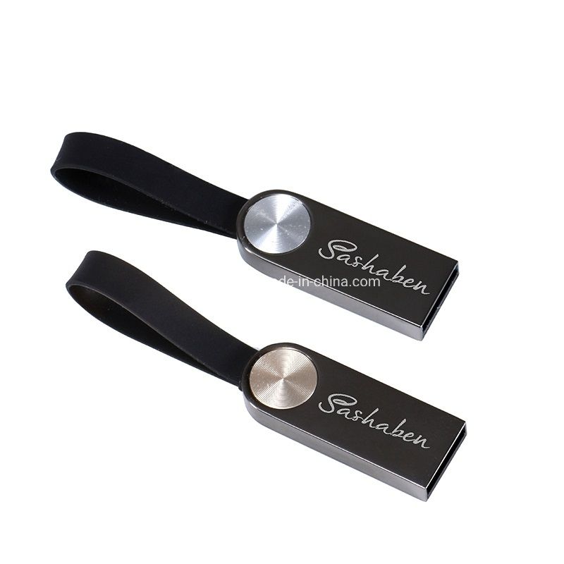 Custom USB Pen Drive Waterproof USB Stick 128GB Metal Mini USB Flash Drive with Keychain