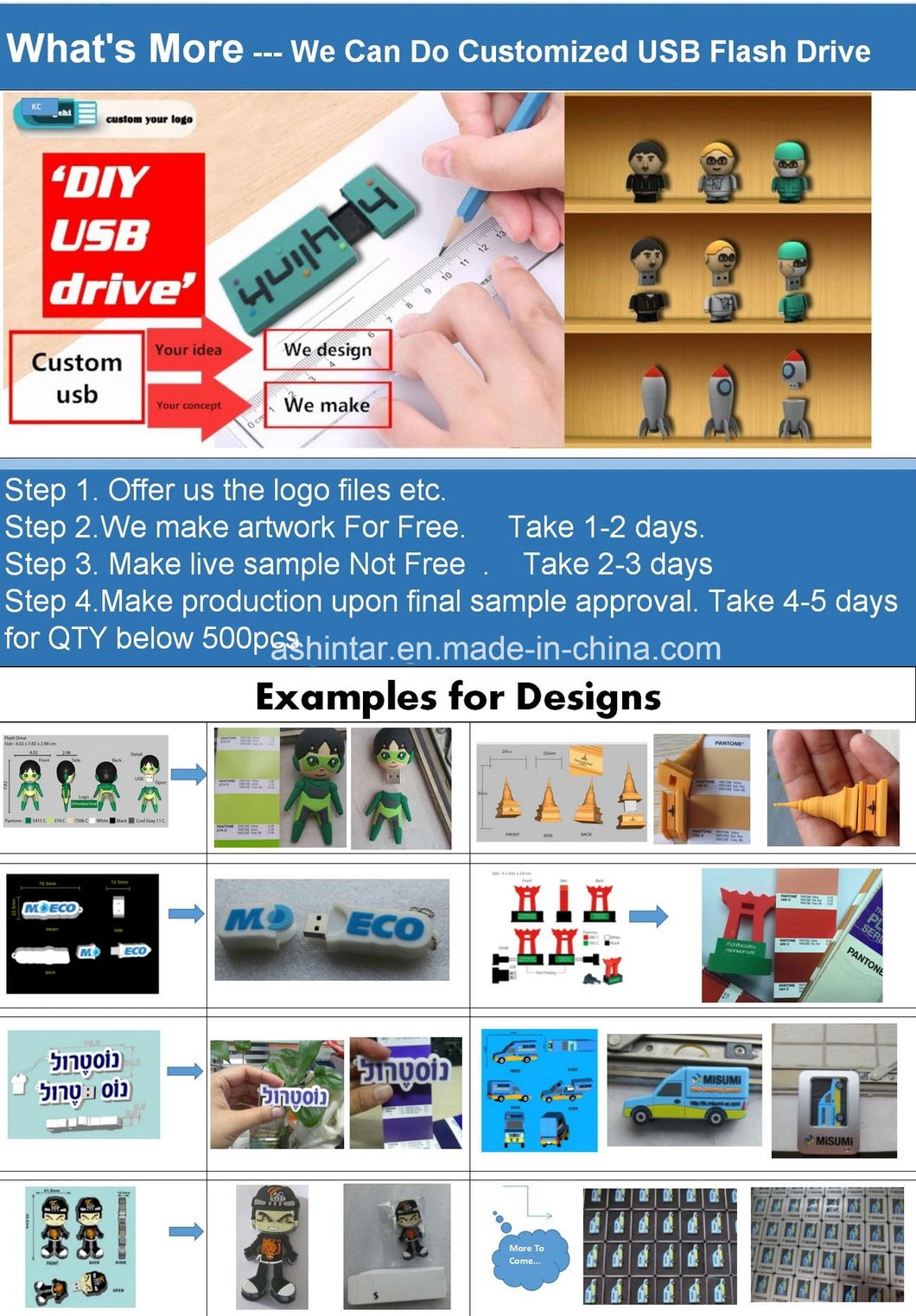 Custom USB Pen Drive Waterproof USB Stick 128GB Metal Mini USB Flash Drive with Keychain