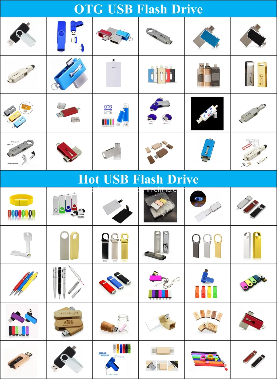 Customed LED Light USB Pen Drive Rose Gold Crystal USB Flash Drive