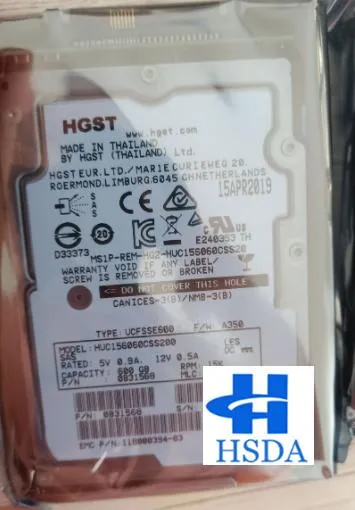 D3-2s15-600 EMC 600GB 15000rpm Sas 12GB/S 2.5-Inch Hard Drive