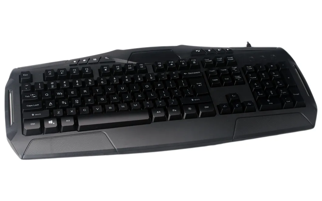 Entry-Level Backlight Gaming Keyboard with 8 Multimedia Keys, 19 Keys No Ghosting, Rainbow Backlight