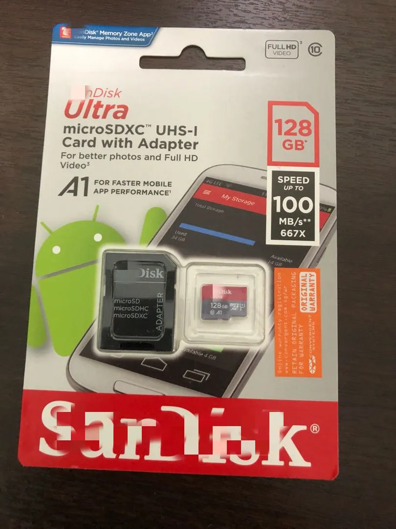 Extreme Plus SD Card A2 U3 V30 64GB 128GB 256GB Memory Card 160MB / S Class10 TF Flash Card Carte