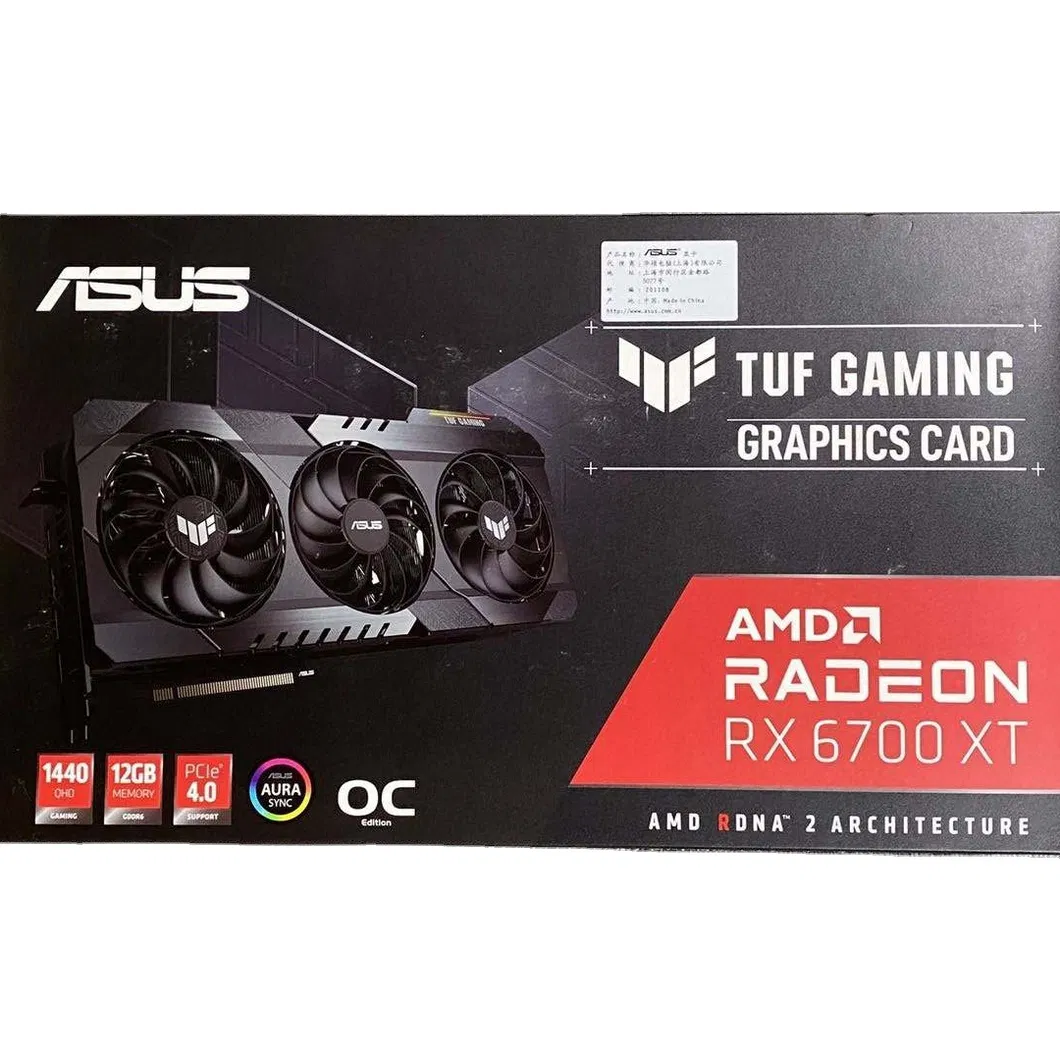 for Tuf Rx 6700 Xt 12GB DDR6 Gaming Graphic Card