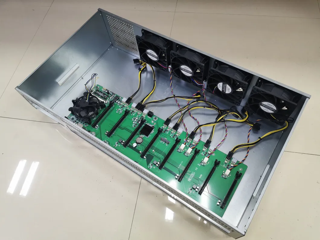 GPU Miner Rackmount 8 Slots of Graphics Card