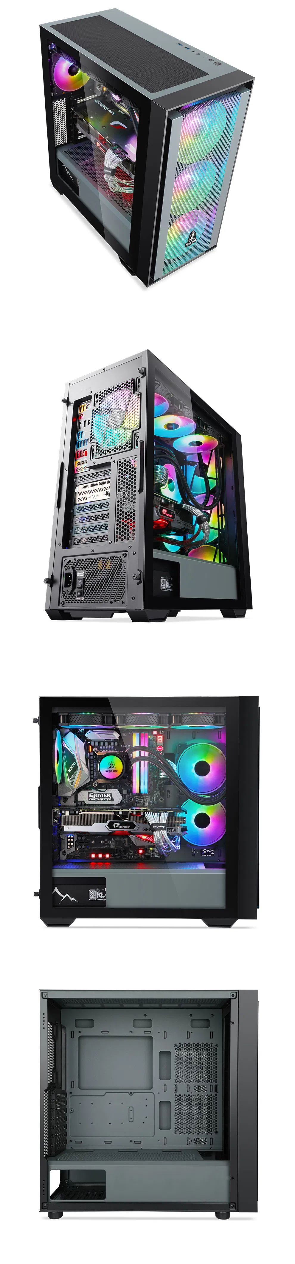 Honest First-Segotep-Glass Side-Quick Install-Fall and Broke Resistant-DIY Eatx Gaming Water Cooling-Worthy-PC Computer Cases