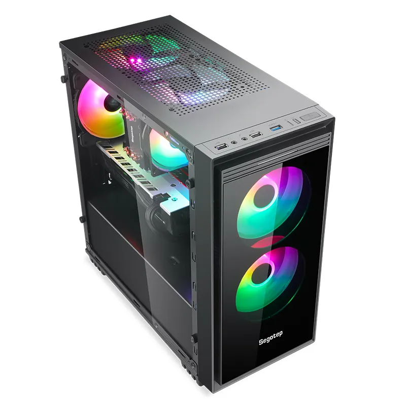 July 10-Singapore-Germany- Segotep -Halo6-S-OEM ODM-Acrylics Side Window-ATX Motherboard Support-Gaming Computer Casing-Case Factory