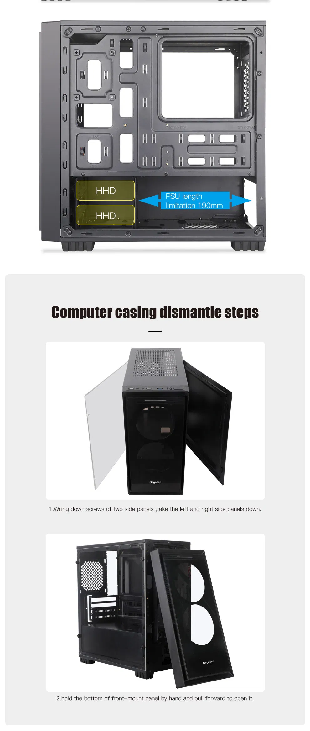 July 10-Singapore-Germany-Segotep-Halo6-S-OEM ODM-Acrylics Side Window-ATX Motherboard Support-Gaming Computer Casing-Case Factory
