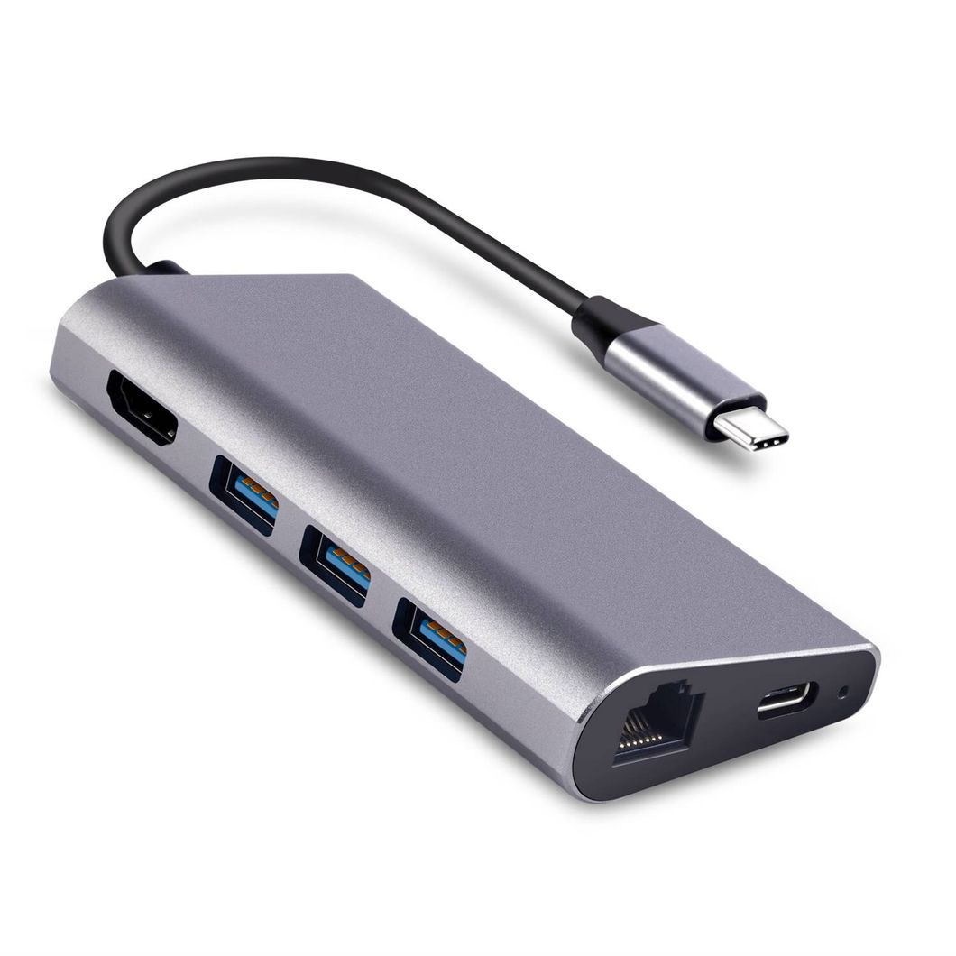 Lanetop USB Hub USB C to SD/TF Card Reader Thunderbolt 3 Adapter for MacBook Samsung Galaxy S9 Huawei P20 PRO Type C Hub