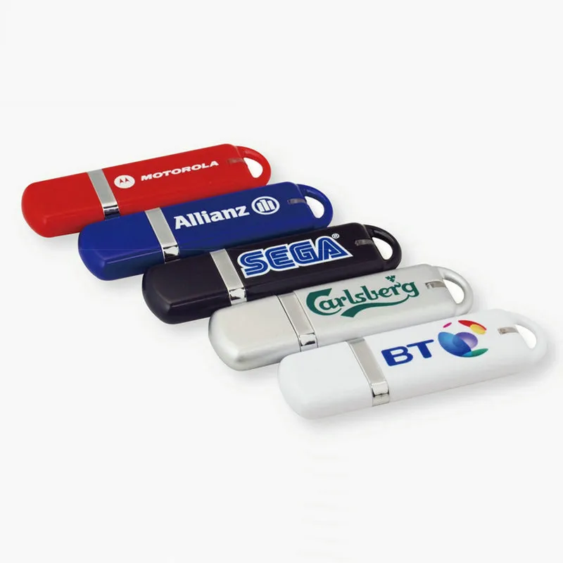 Low Price Good Quality Full Capacity Plastic Flash Drive with Free Data Preloading