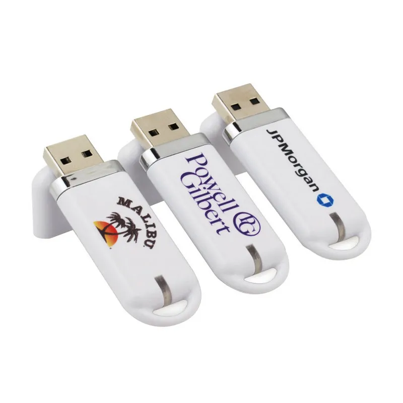 Low Price Good Quality Full Capacity Plastic Flash Drive with Free Data Preloading