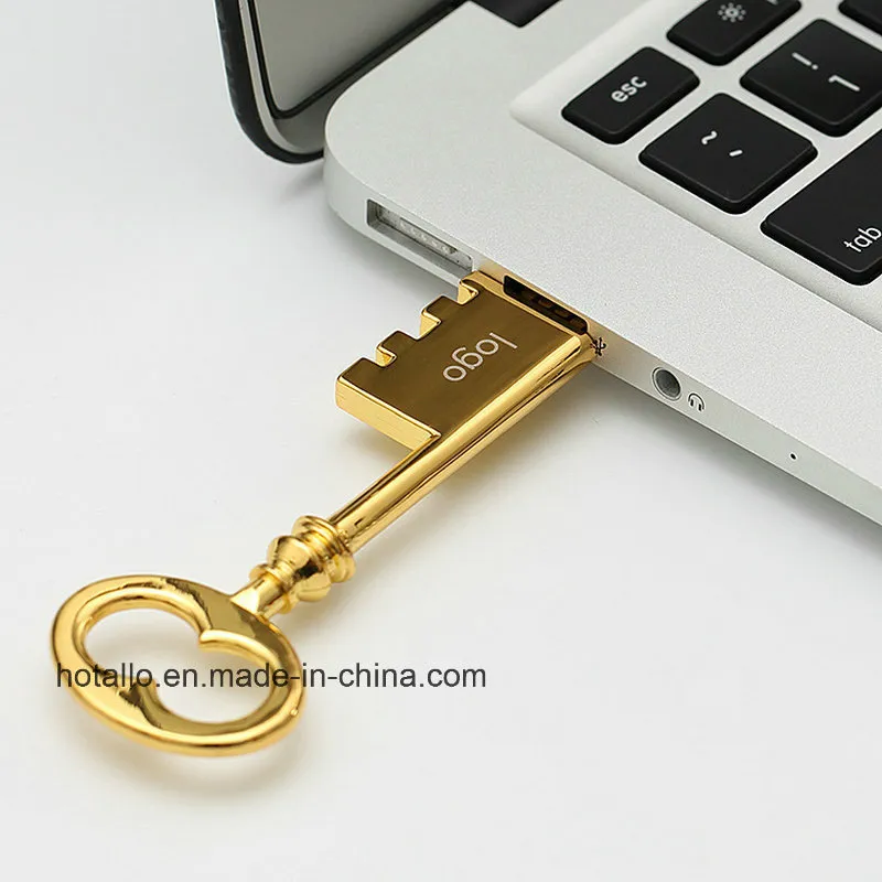 Metal Key Shape USB Flash Drive USB Memory