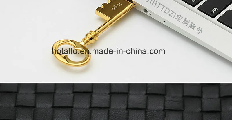 Metal Key Shape USB Flash Drive USB Memory