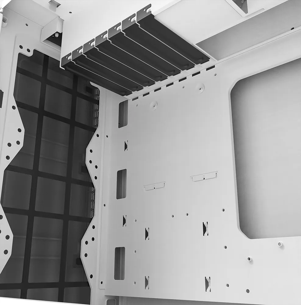 Micro ATX MID Tower Gaming Computer PC Case with Tempered Glass
