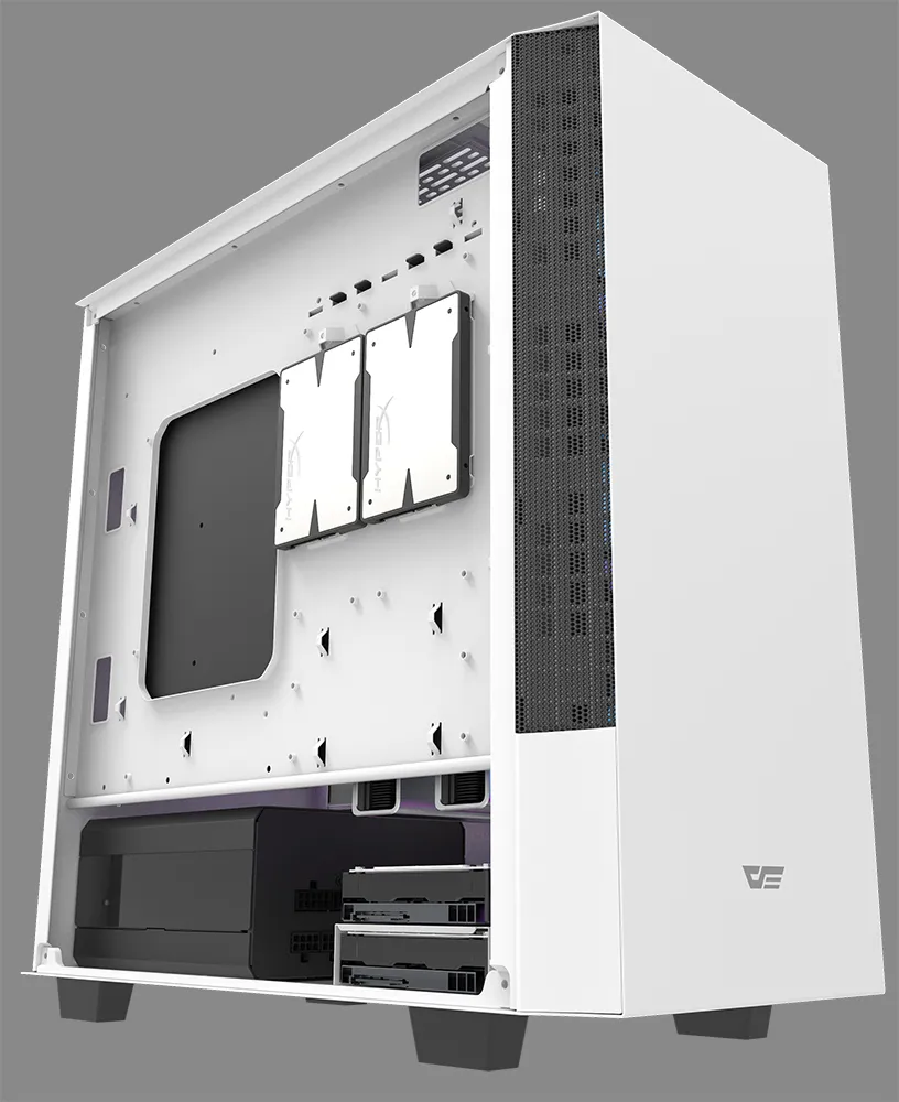 Micro ATX MID Tower Gaming Computer PC Case with Tempered Glass