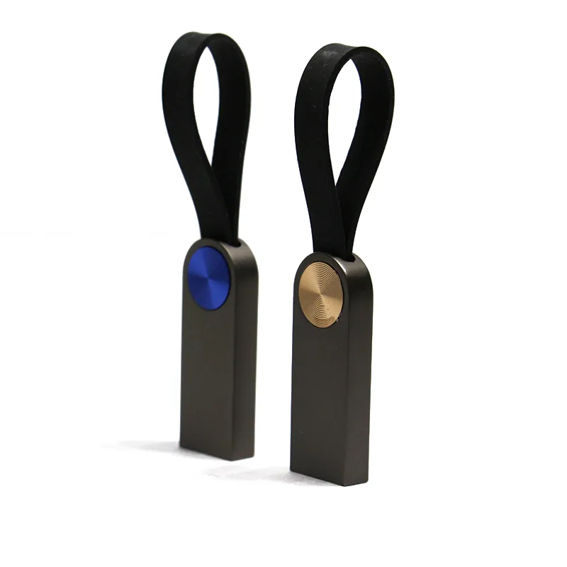 Mini Metal Hanging Portable USB Flash Drive with Customized Logo