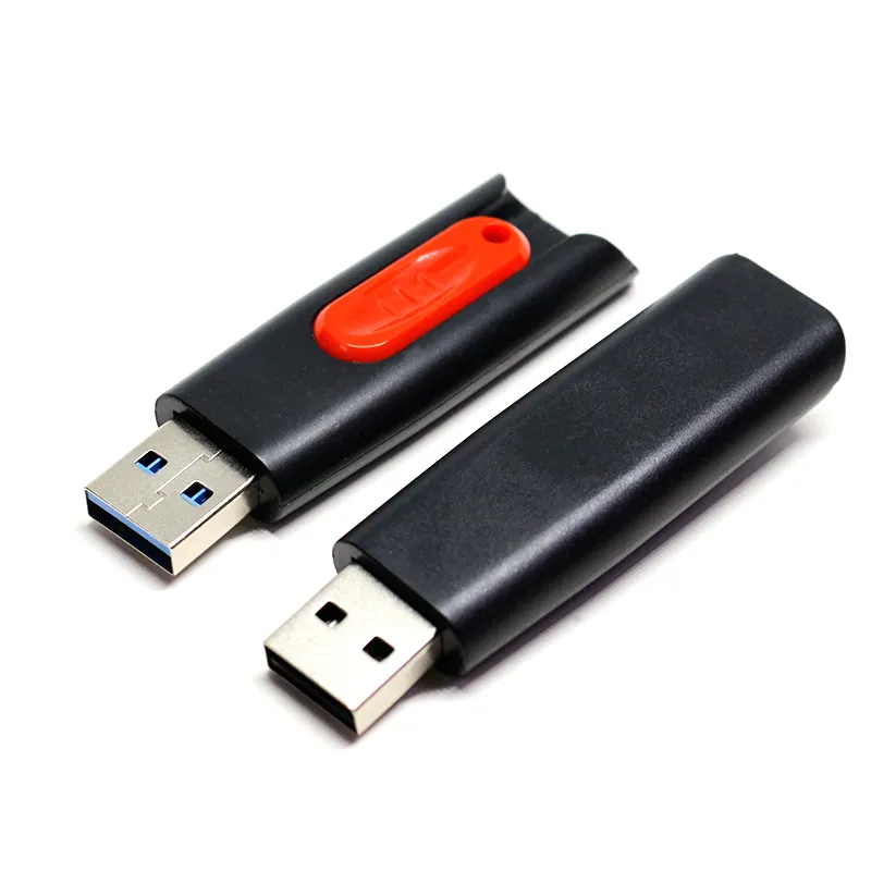 Multi Color Push and Pull Plastic USB Flash Drive Promotional Gift Customized Logo Pen Drive/USB Pen Drive