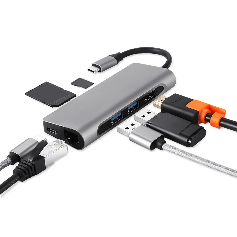 Multi Ports Type C Hub 7in 1