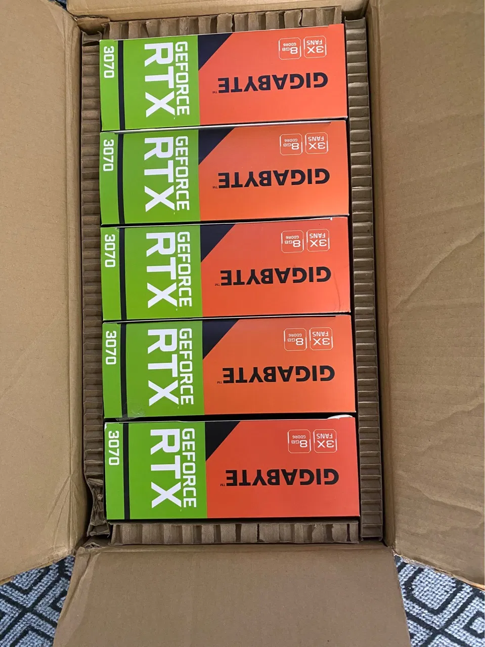 Newest Rtx 3080 Graphics Card GPU 320bit GPU 3070 8GB Graphic Card