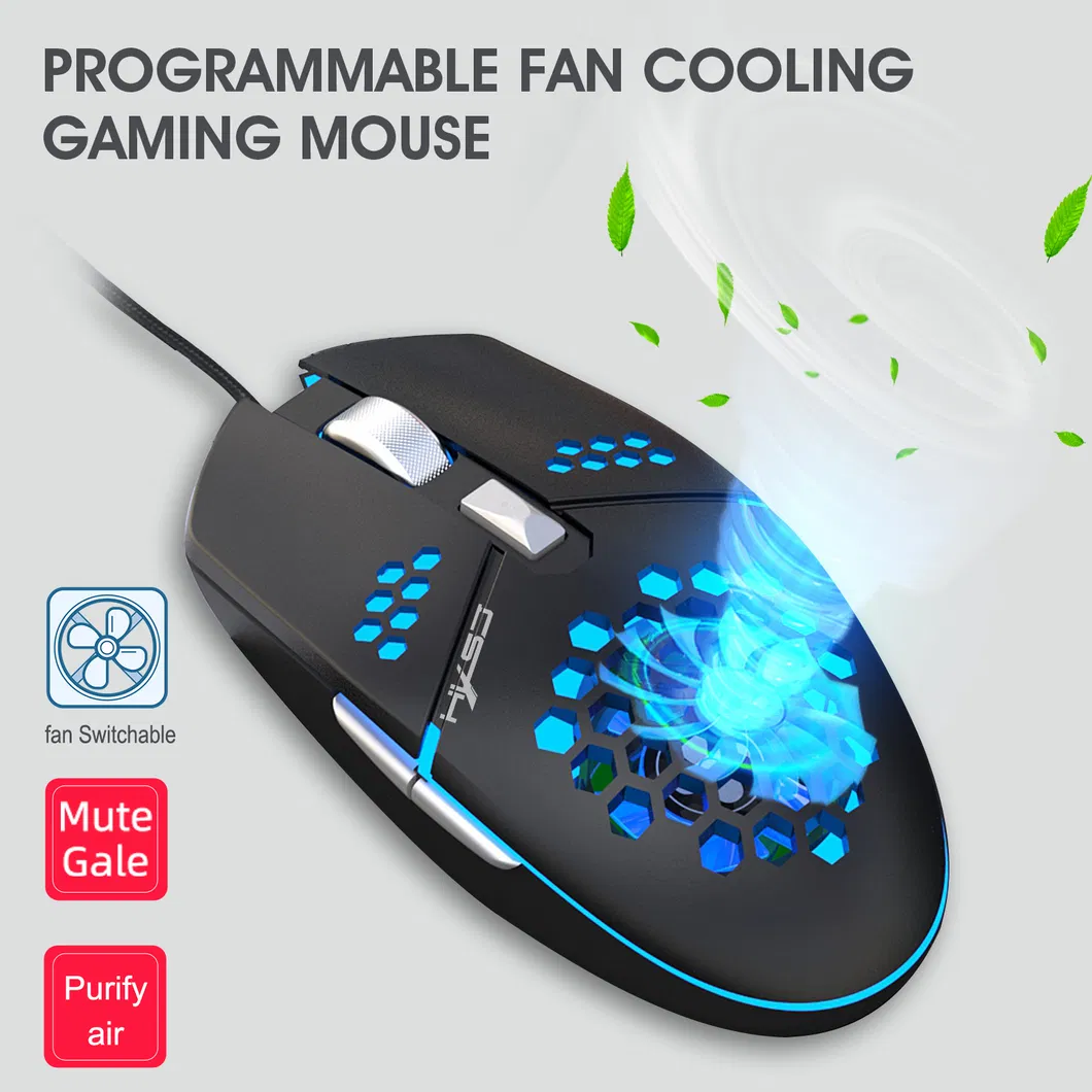 Optical Game USB Hollow Mouse Honeycomb Luminous Wired Mouse for PC Gamer