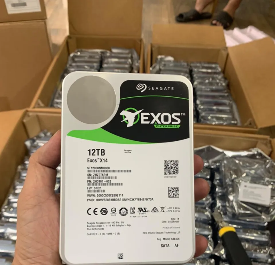 Seagate 12tb HDD Exos X14 SATA3 6GB/S Enterprise 12tb Hard Drive