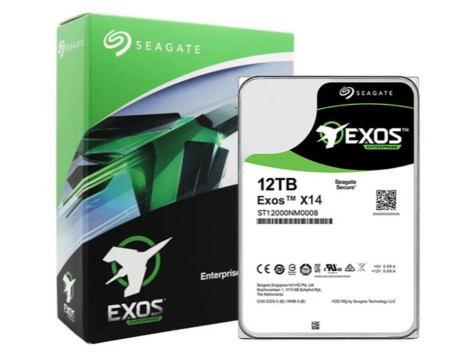 Seagate 12tb HDD Exos X14 SATA3 6GB/S Enterprise 12tb Hard Drive