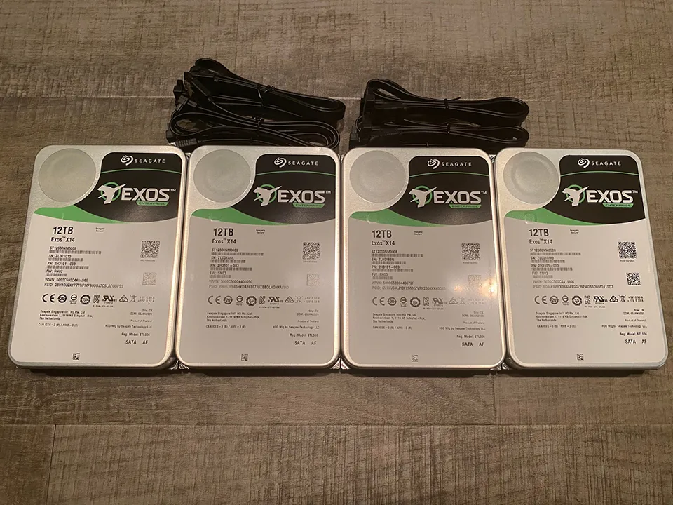 Seagate 12tb HDD Exos X14 SATA3 6GB/S Enterprise 12tb Hard Drive