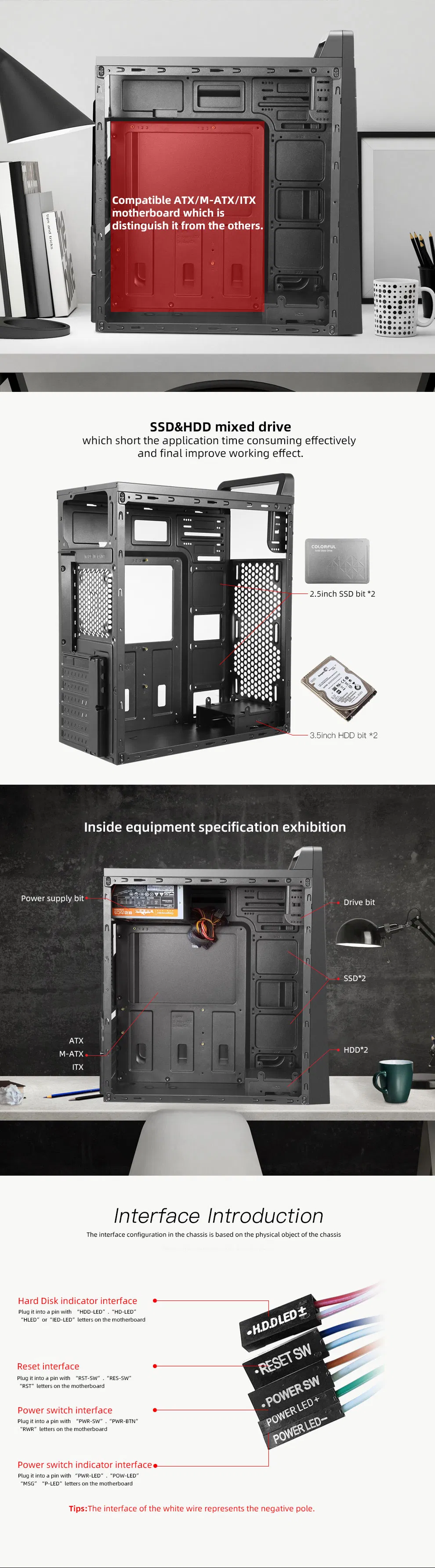 Segotep And6 SPCC High Quality Household Case DIY Computer PC Case