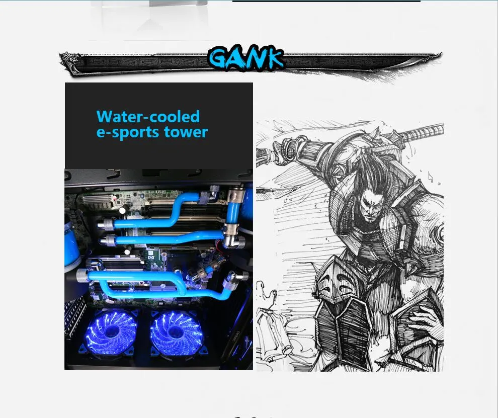 Segotep Design ATX High-Airflow Compact Light Tint MID Tower Computer Case