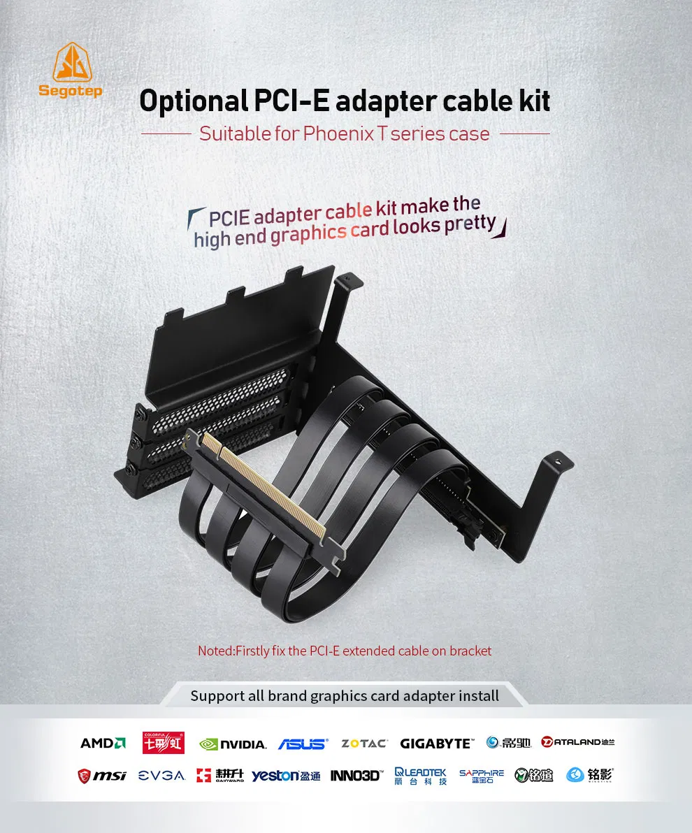 Segotep-High Reputation-Flex Your Gaming Hardware-USB 3.0-Eatx-ATX-Mesh-Perfect Match 3070-3080 3090 Cards-DIY Gaming Computer PC Case