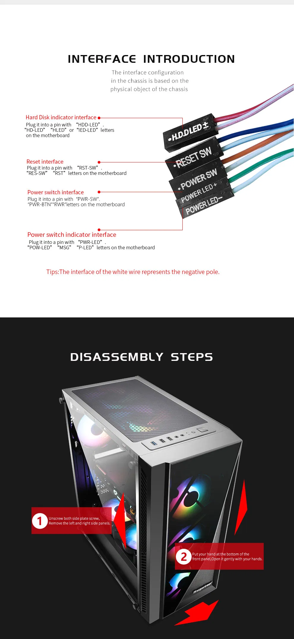Segotep Prime XL ATX Gaming Case Computer Parts Computer PC Case
