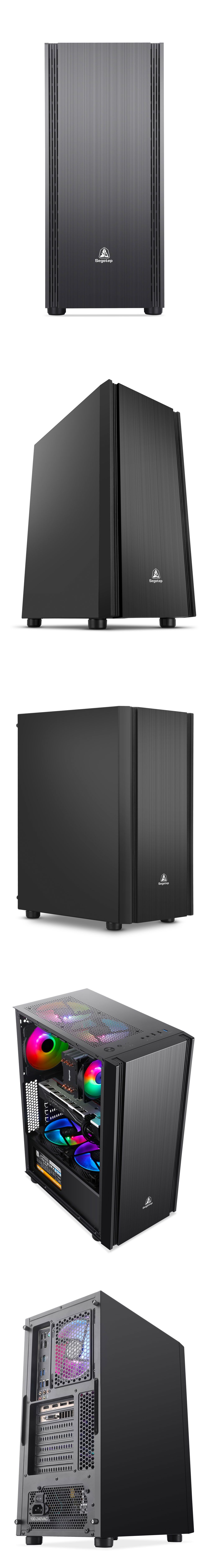 Segotep Synrad3 OEM ODM ATX/Matx/Itx Black Business Style Gaming Desktop PC Computer Casing/Case Manufacturer