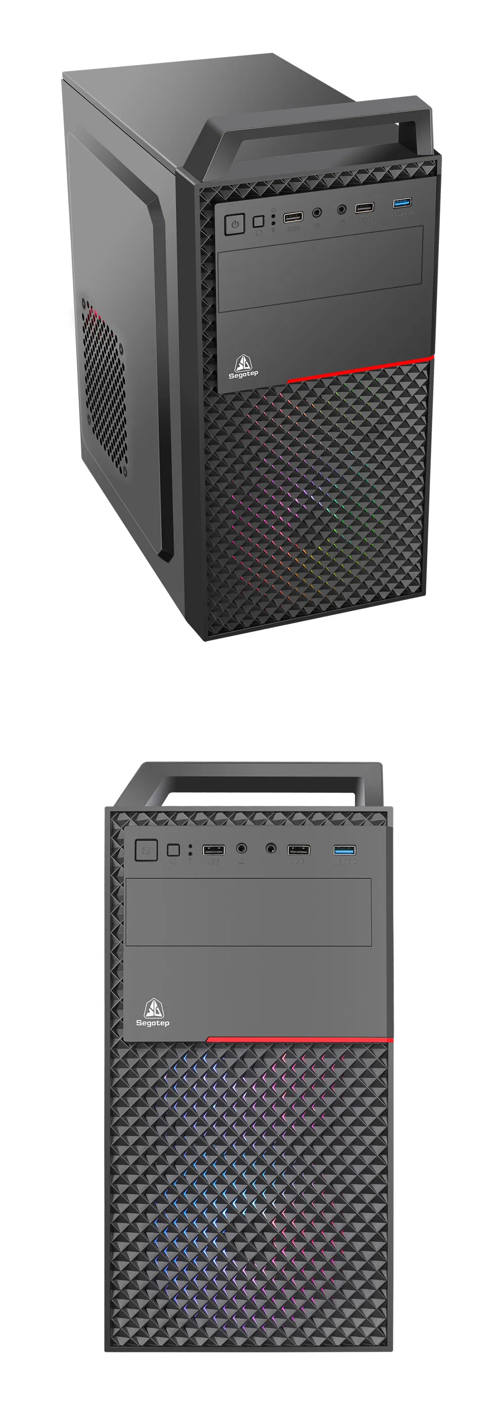 Segotep-Wholesale-Germany- Iran-Madrid Agent-Rear 12cm Fan-Optical Drive Bits 5.25inch-USB3.0-Matx PC Computer Casing-Cases