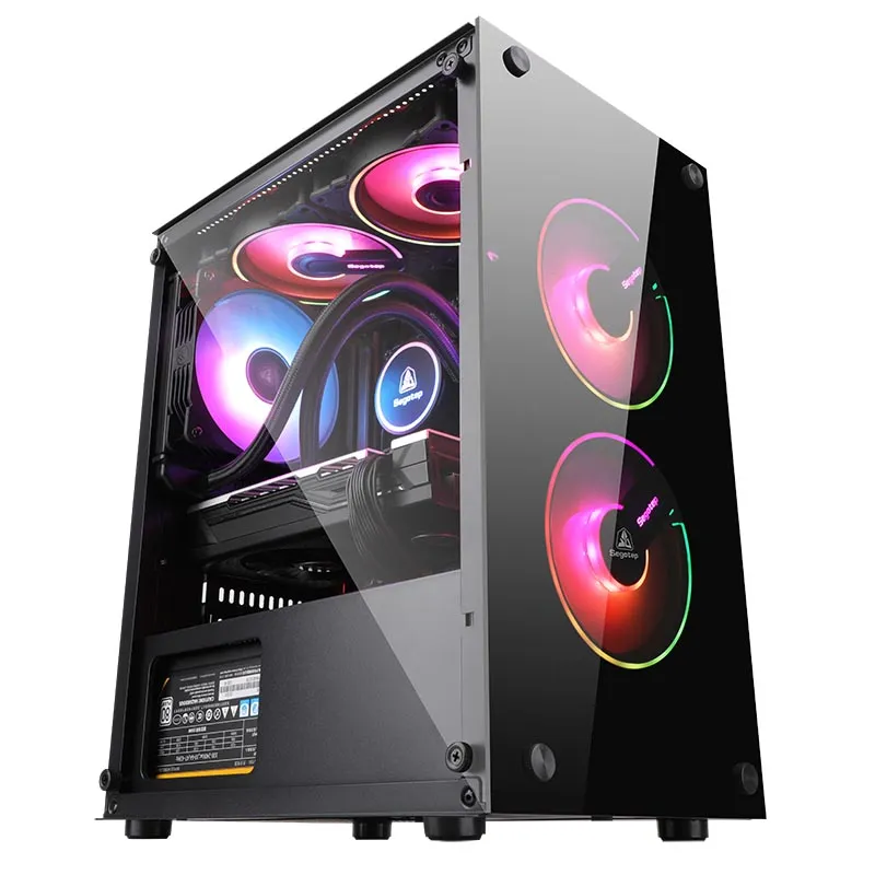 Segotep Widerm1 Motherboard DIY Business Office Household Silent ATX MID-Tower Gaming PC Computer Case