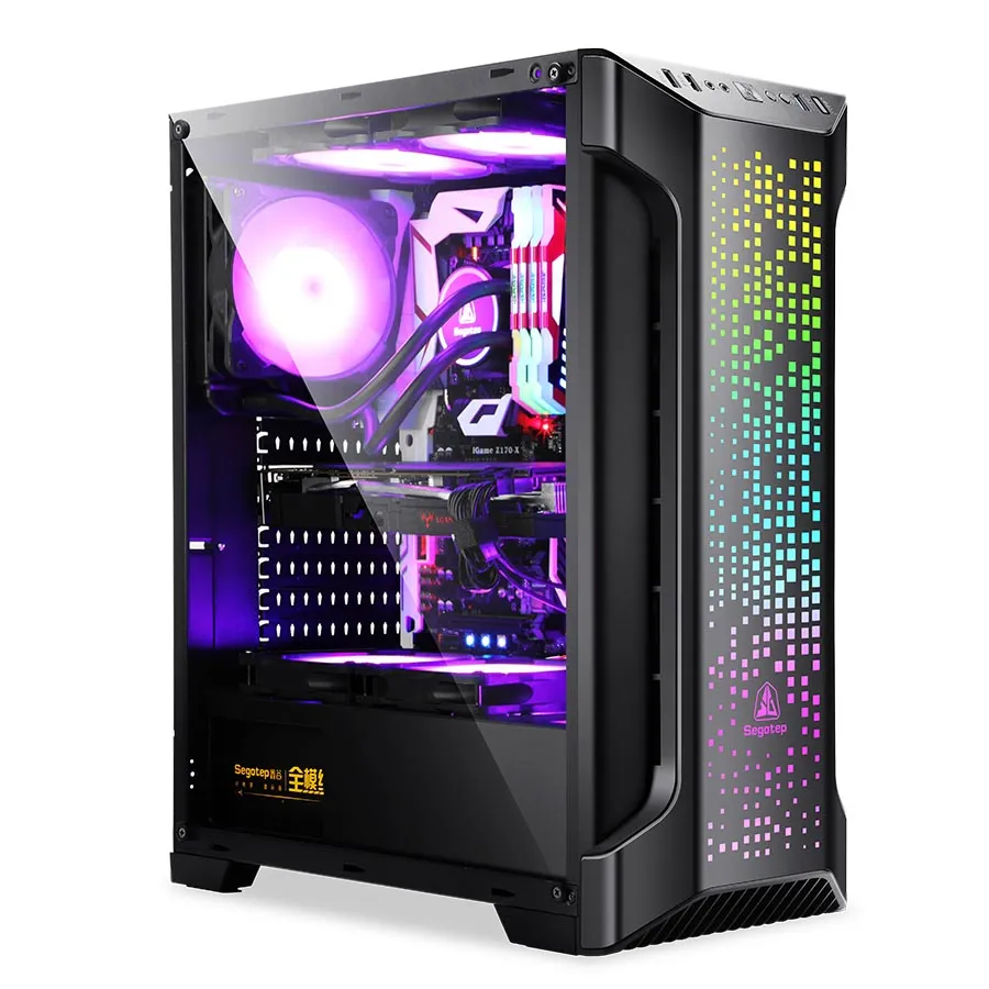 Segotep Zack Tempered Glass Window, a-RGB, Computer PC Gaming Case