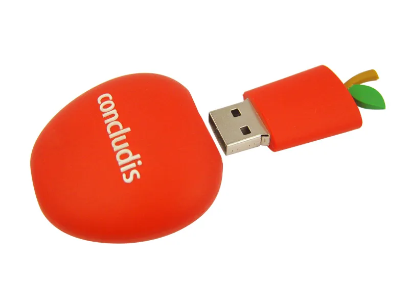 Soft PVC Custom Tyre Shape USB with Logo Branded on Mould